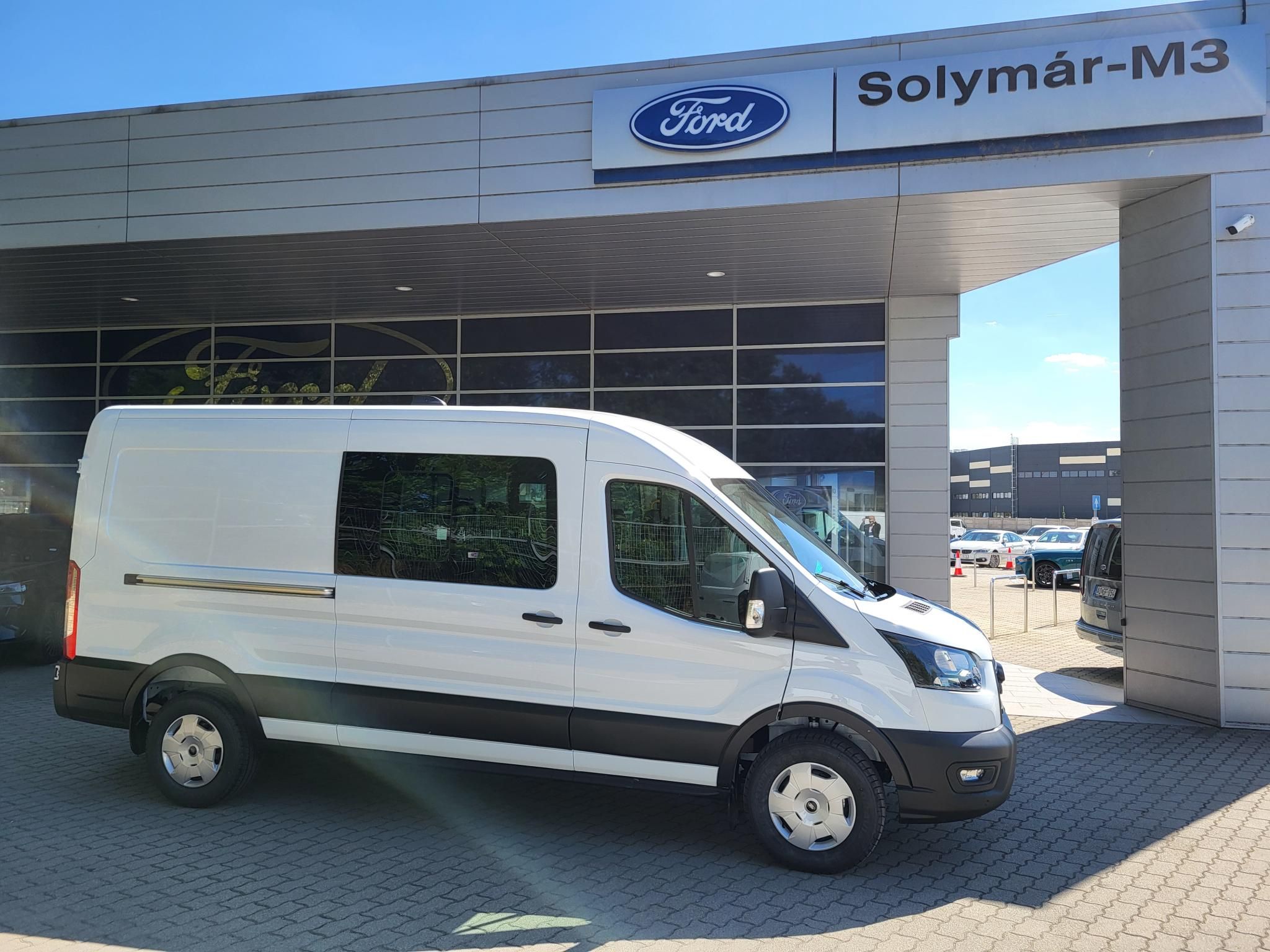 FORD TRANSIT 2.0 TDCi 350 LWB Trend RWD (6 személyes ) KIMAGASLÓ KEDVEZMÉNNYEL! M3 FORD KÉSZLETRŐL AZONNAL!L3H2 Duplakabin!