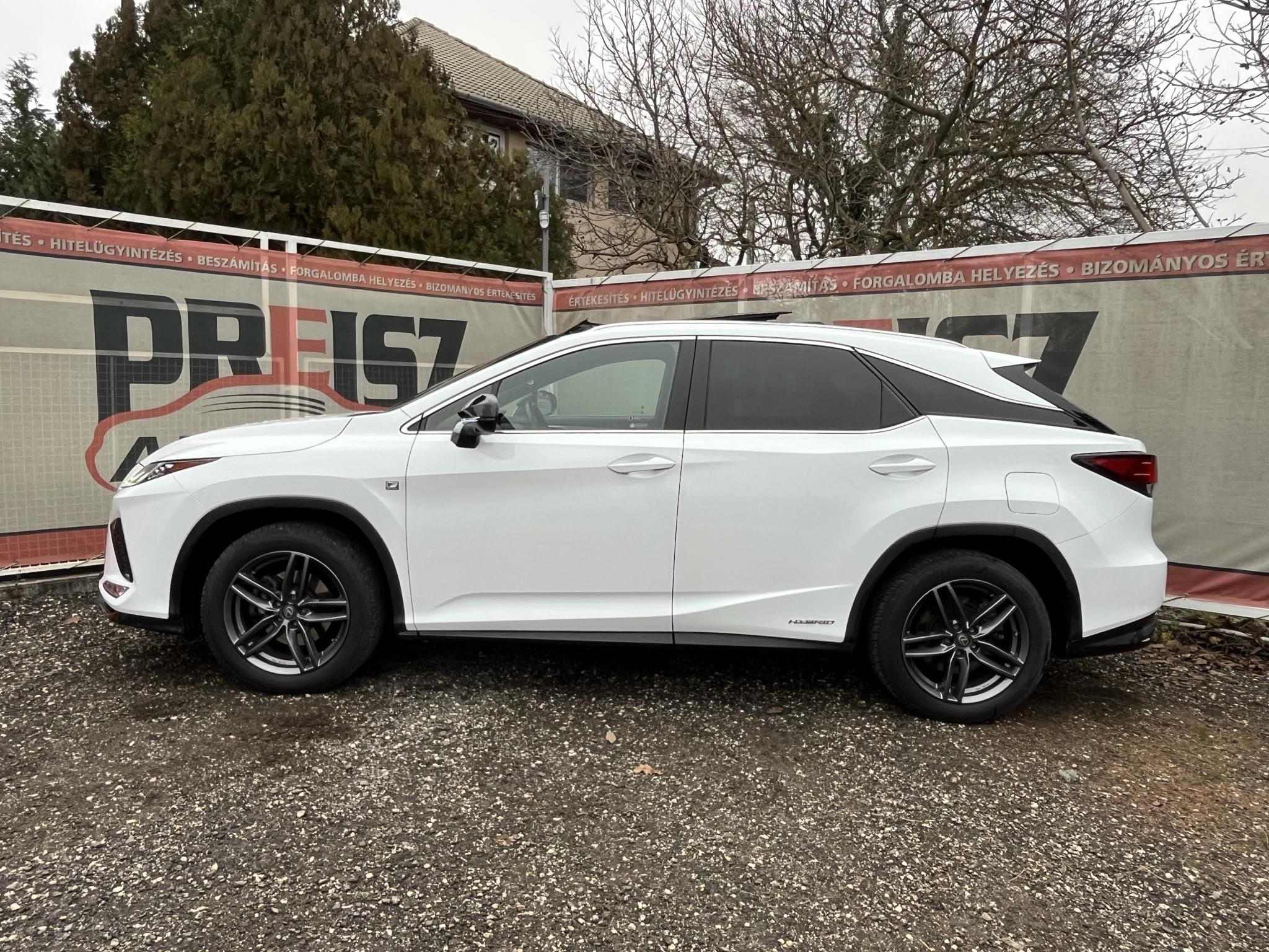 LEXUS RX 450h F Sport e-CVT Panoráma. bőr. el.ülés. vezetett sz.könyv