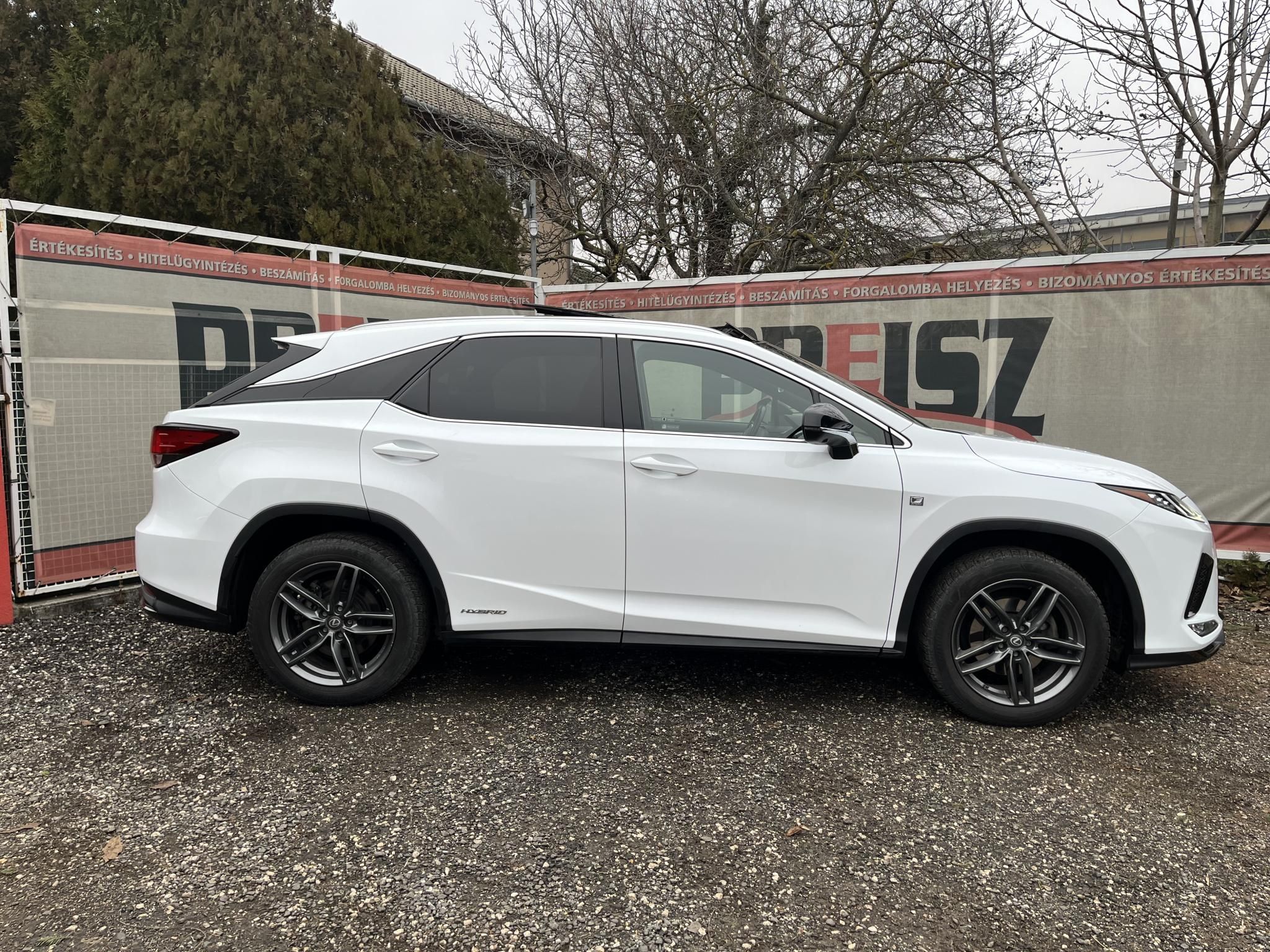 LEXUS RX 450h F Sport e-CVT Panoráma. bőr. el.ülés. vezetett sz.könyv