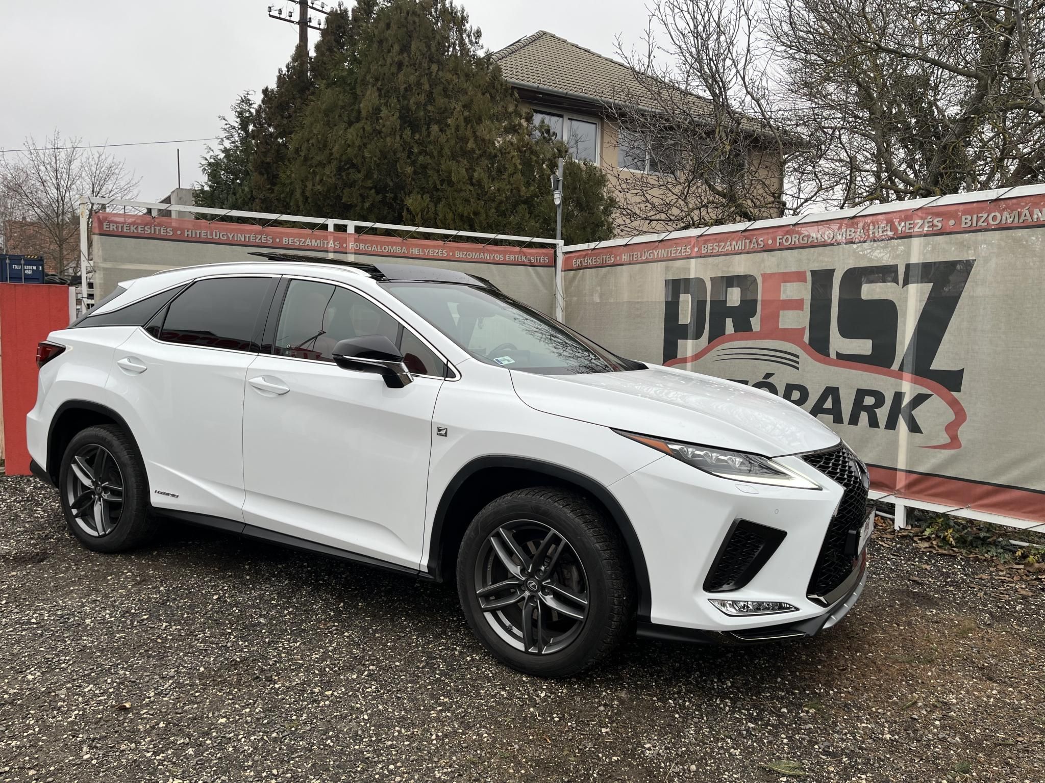 LEXUS RX 450h F Sport e-CVT Panoráma. bőr. el.ülés. vezetett sz.könyv
