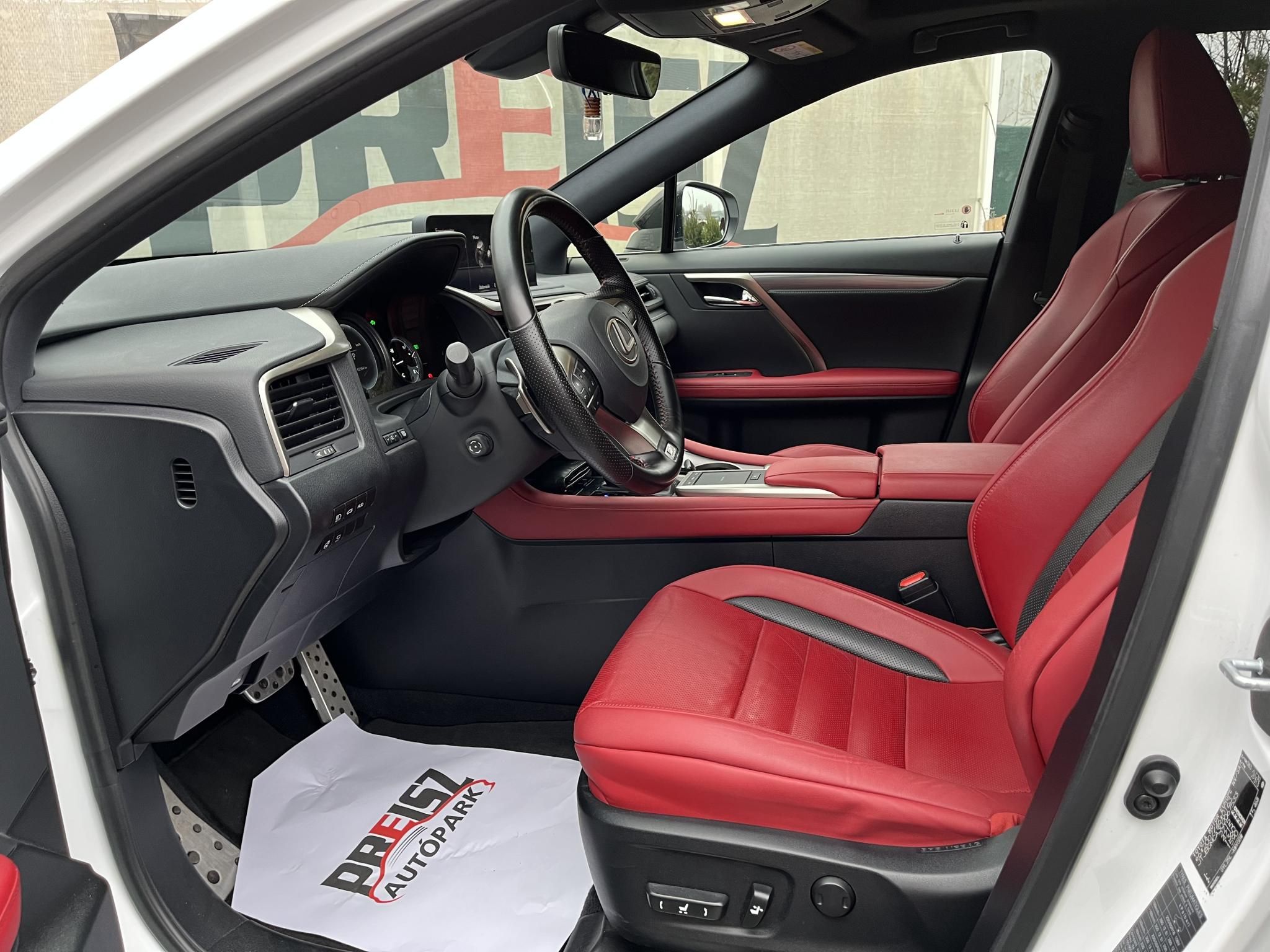 LEXUS RX 450h F Sport e-CVT Panoráma. bőr. el.ülés. vezetett sz.könyv