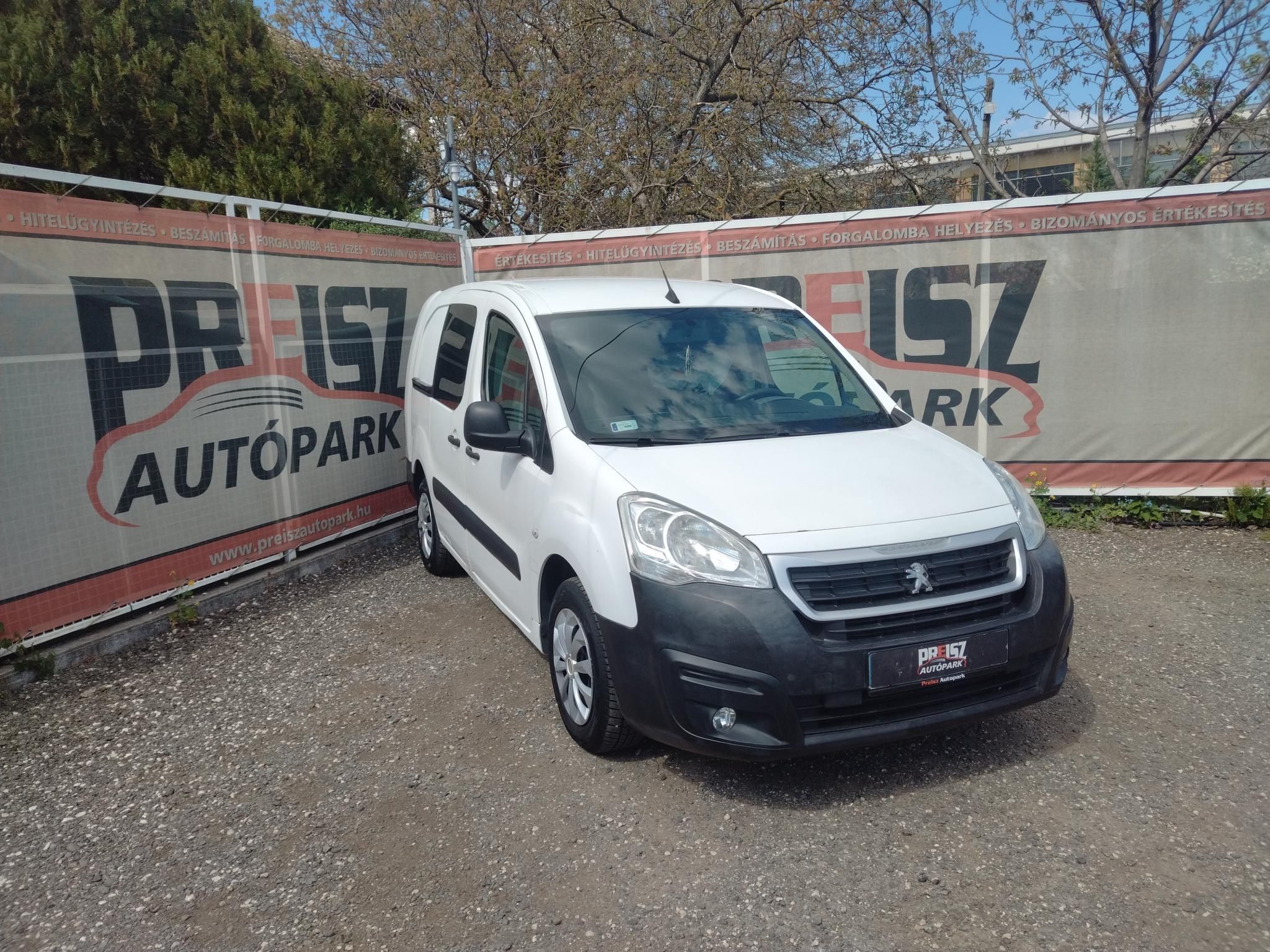 PEUGEOT PARTNER 1.6 BlueHDi Active L2 EURO6 Áfás Dupla tolóajtó Klíma Tolatóradar Navigáció