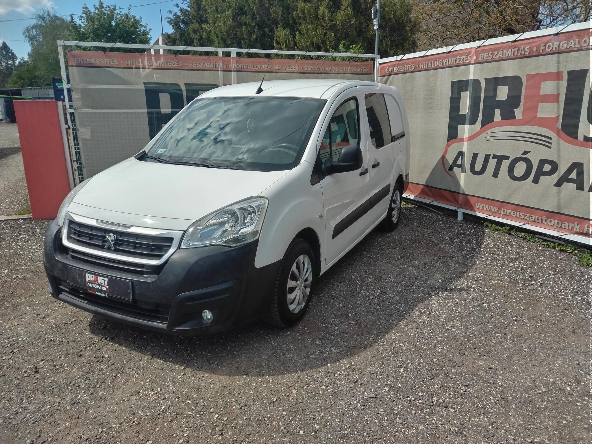PEUGEOT PARTNER 1.6 BlueHDi Active L2 EURO6 Áfás Dupla tolóajtó Klíma Tolatóradar Navigáció