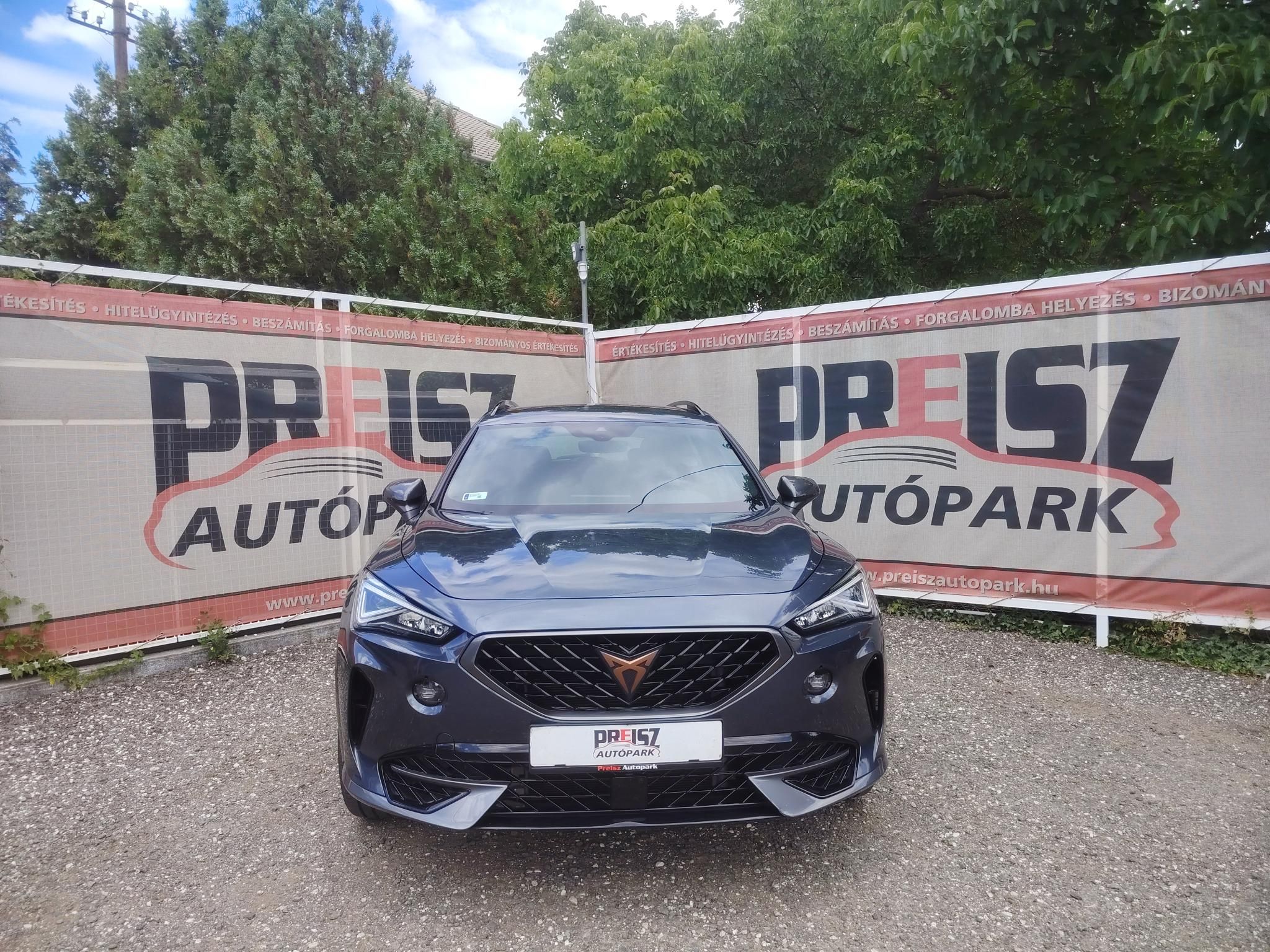 CUPRA FORMENTOR 1.5 TSI DSG Áfás Automata Keyless Tempomat Fűthető tükör Fűthető kormány