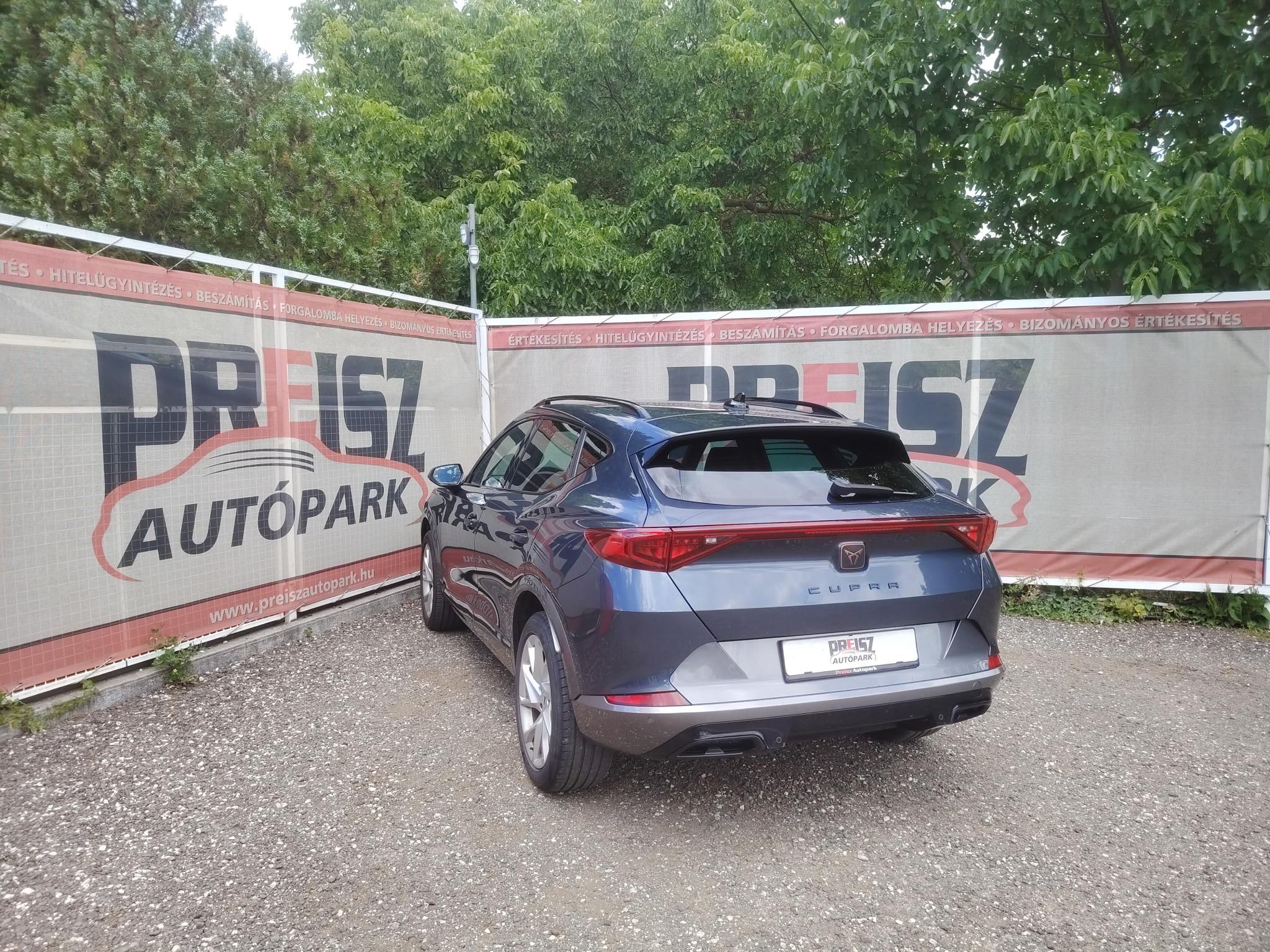 CUPRA FORMENTOR 1.5 TSI DSG Áfás Automata Keyless Tempomat Fűthető tükör Fűthető kormány