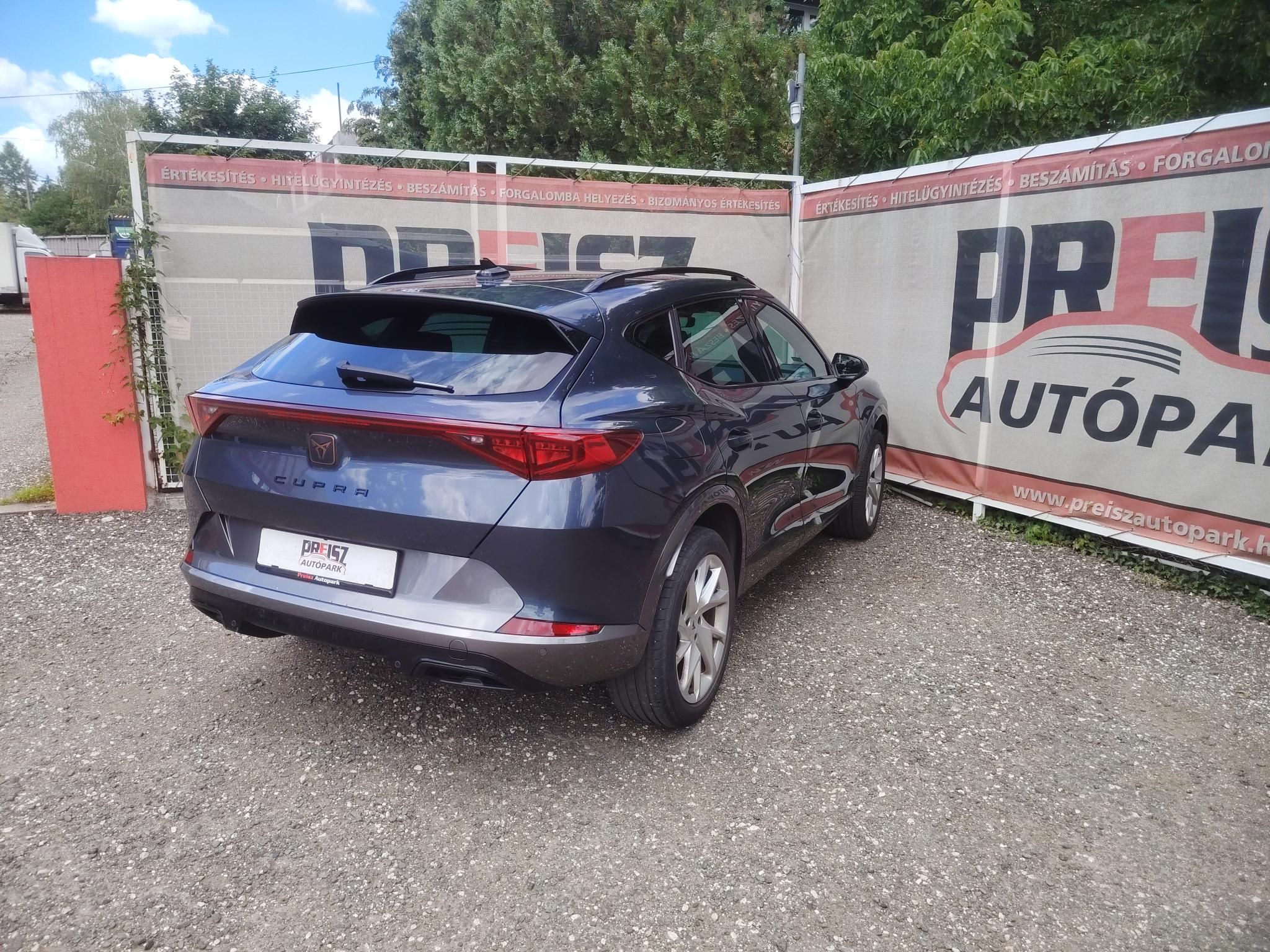 CUPRA FORMENTOR 1.5 TSI DSG Áfás Automata Keyless Tempomat Fűthető tükör Fűthető kormány