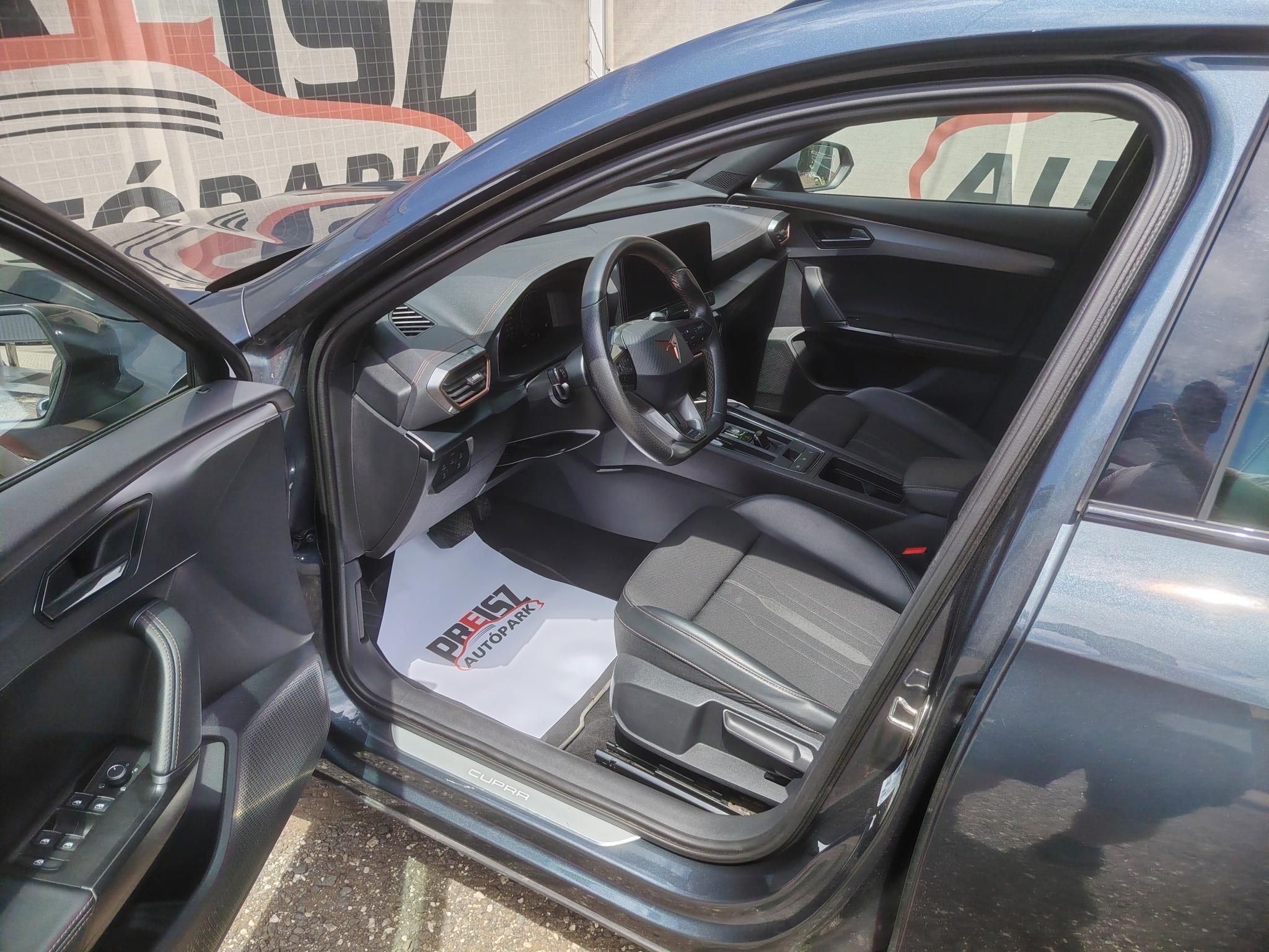 CUPRA FORMENTOR 1.5 TSI DSG Áfás Automata Keyless Tempomat Fűthető tükör Fűthető kormány