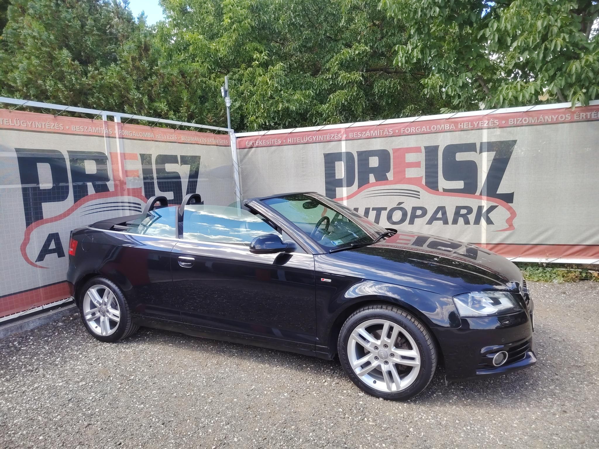 AUDI A3 CABRIO 1.4 TFSI Attraction S Line Első-hátsó parkolóradar Fűtött ülés Bőr-szövet huzat