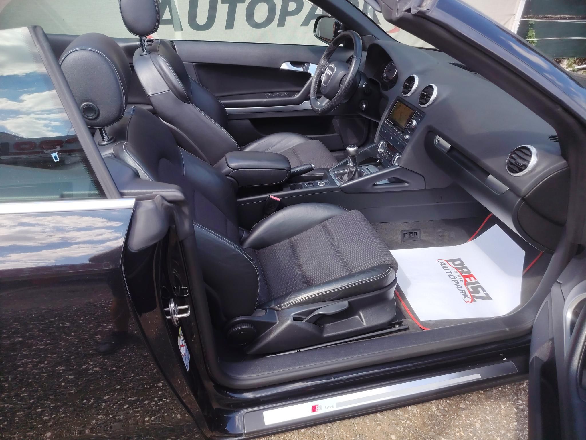 AUDI A3 CABRIO 1.4 TFSI Attraction S Line Első-hátsó parkolóradar Fűtött ülés Bőr-szövet huzat
