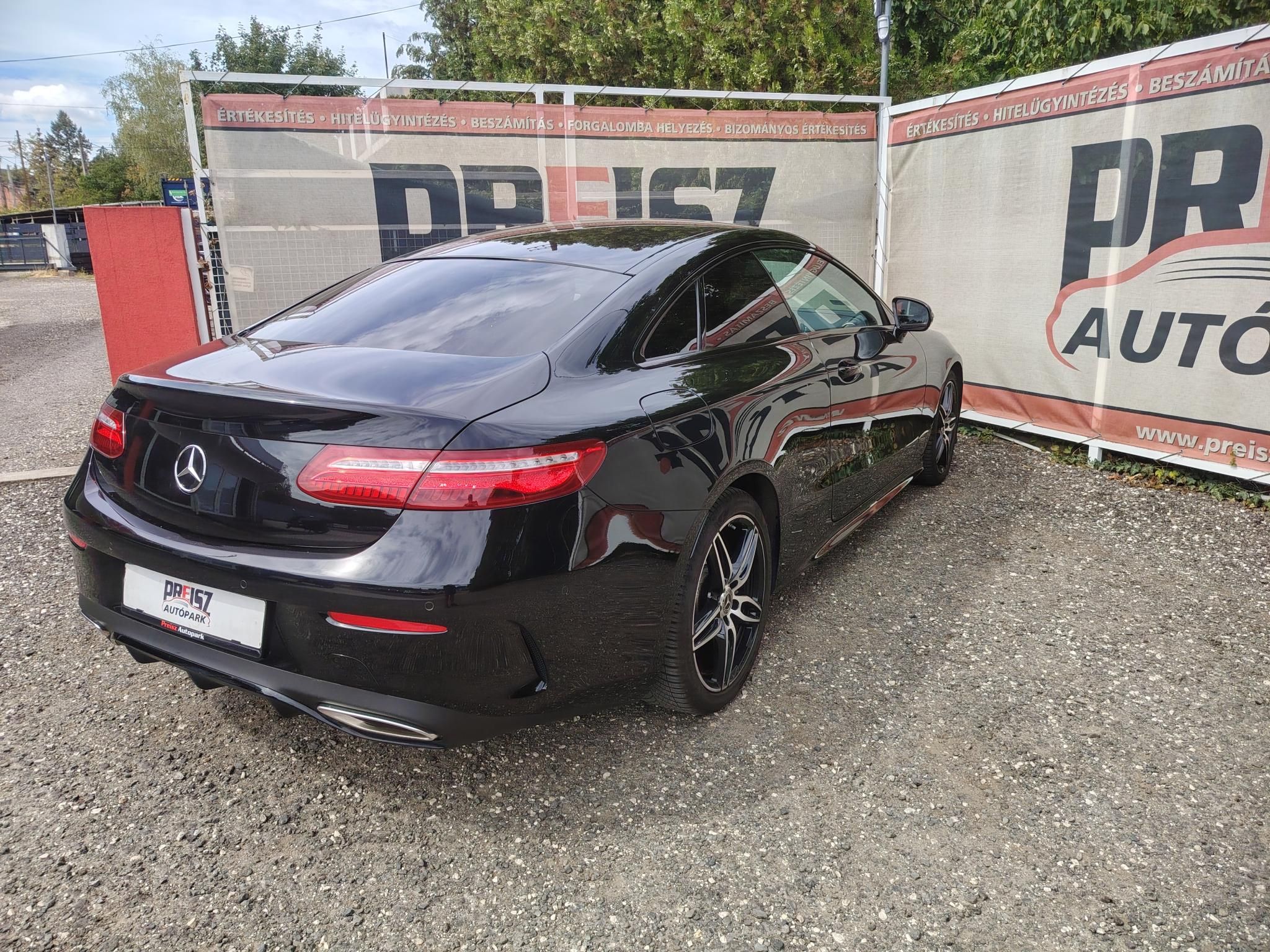 MERCEDES-BENZ E 200 9G-TRONIC Coupe Bőr belső Motoros ülés Tempomat Fűtött ülés