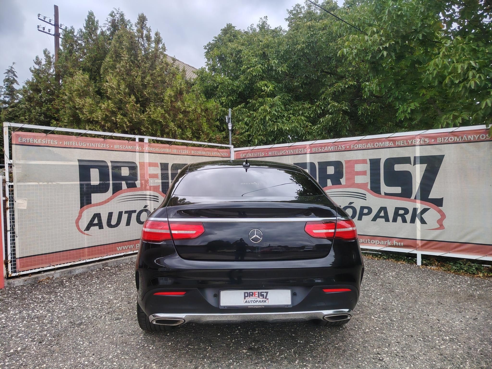 MERCEDES-BENZ GLE 400 4Matic (Automata) Áfás Panorámatető 360-as kamera Bőrbelső Fűtött ülés El.ülés Tempomat