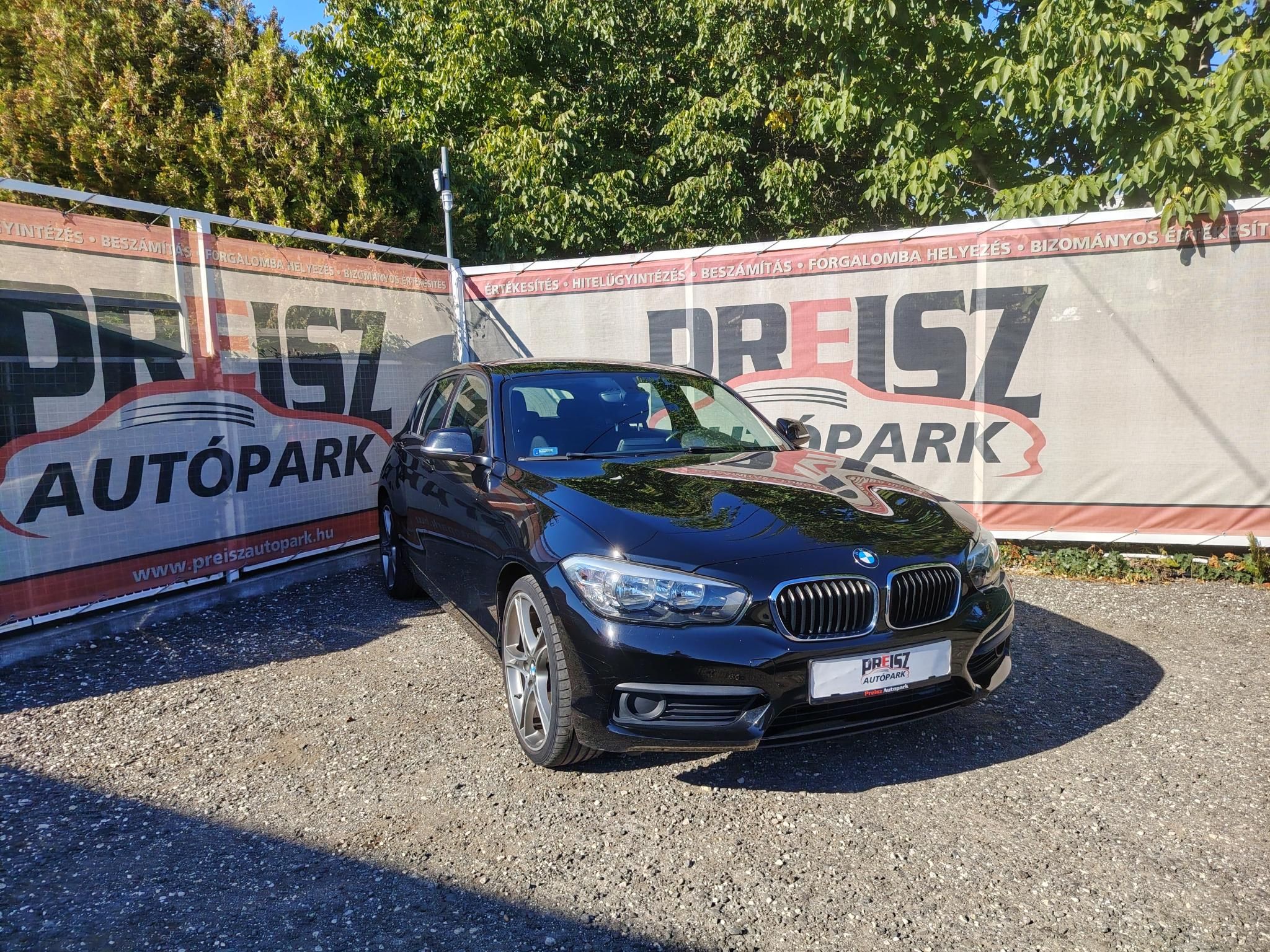 BMW 116i Advantage 86.550 km Sérülésmentes fényezés 19 colos felnik