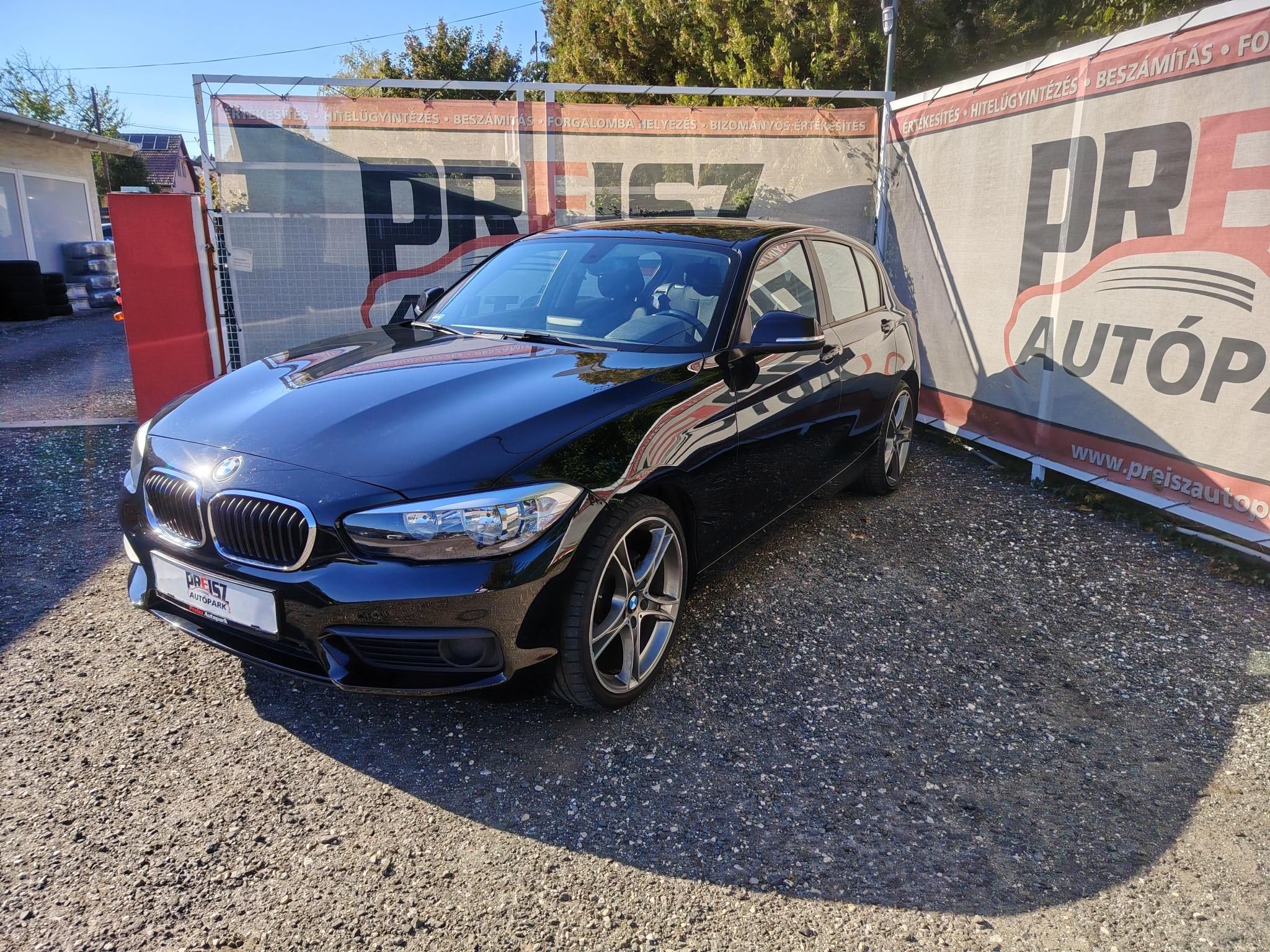 BMW 116i Advantage 86.550 km Sérülésmentes fényezés 19 colos felnik