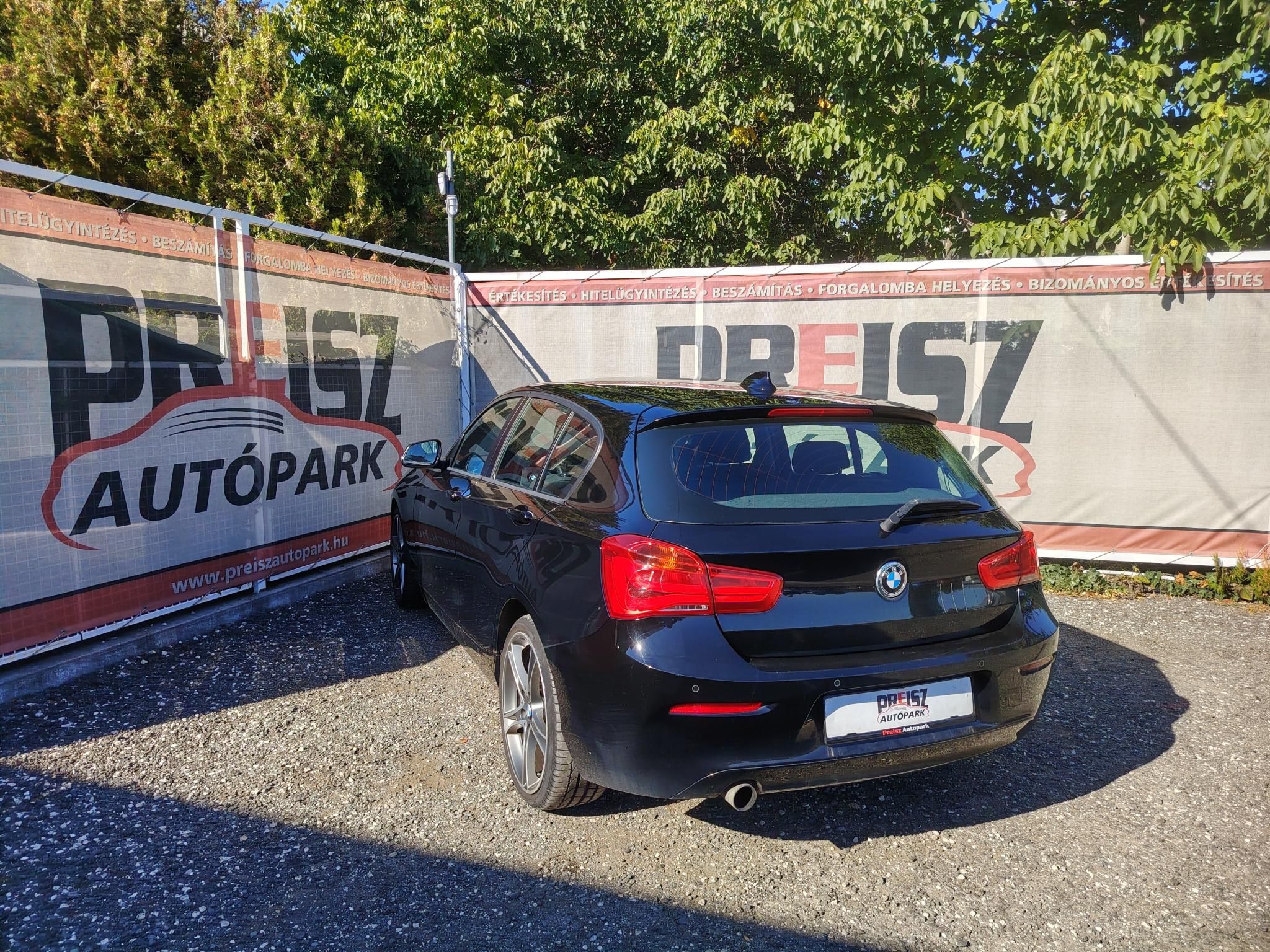 BMW 116i Advantage 86.550 km Sérülésmentes fényezés 19 colos felnik