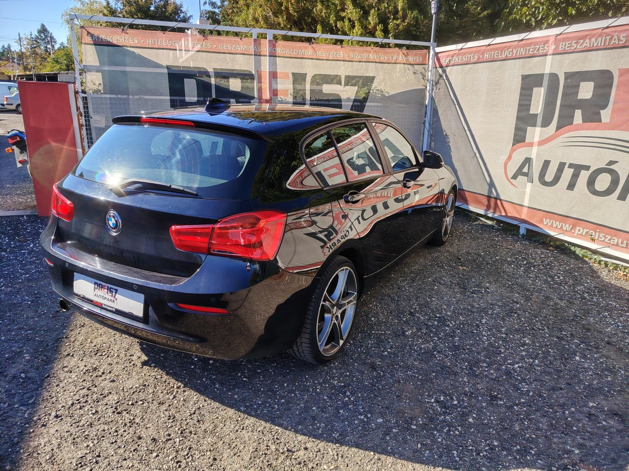 BMW 116i Advantage 86.550 km Sérülésmentes fényezés 19 colos felnik