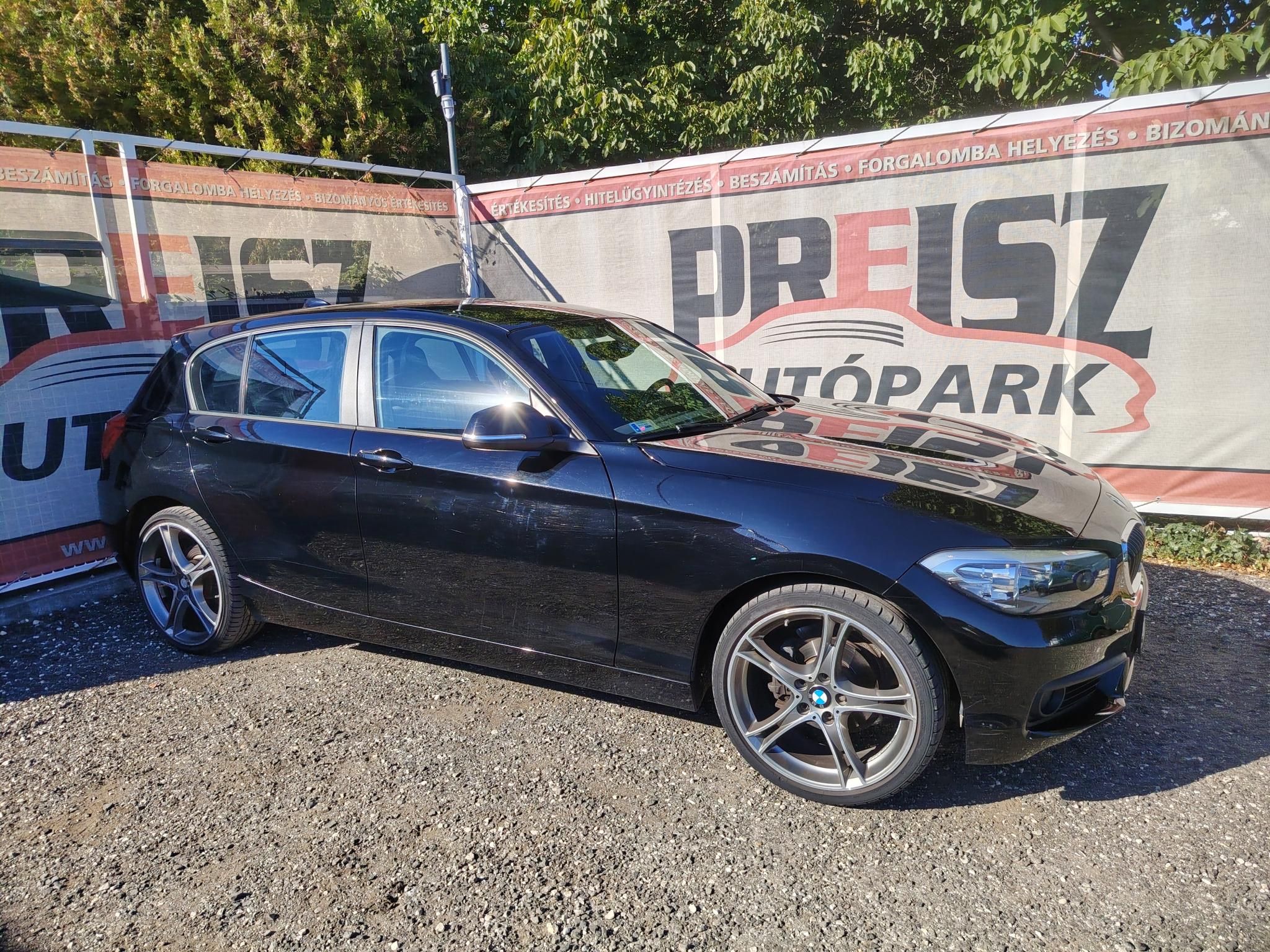 BMW 116i Advantage 86.550 km Sérülésmentes fényezés 19 colos felnik