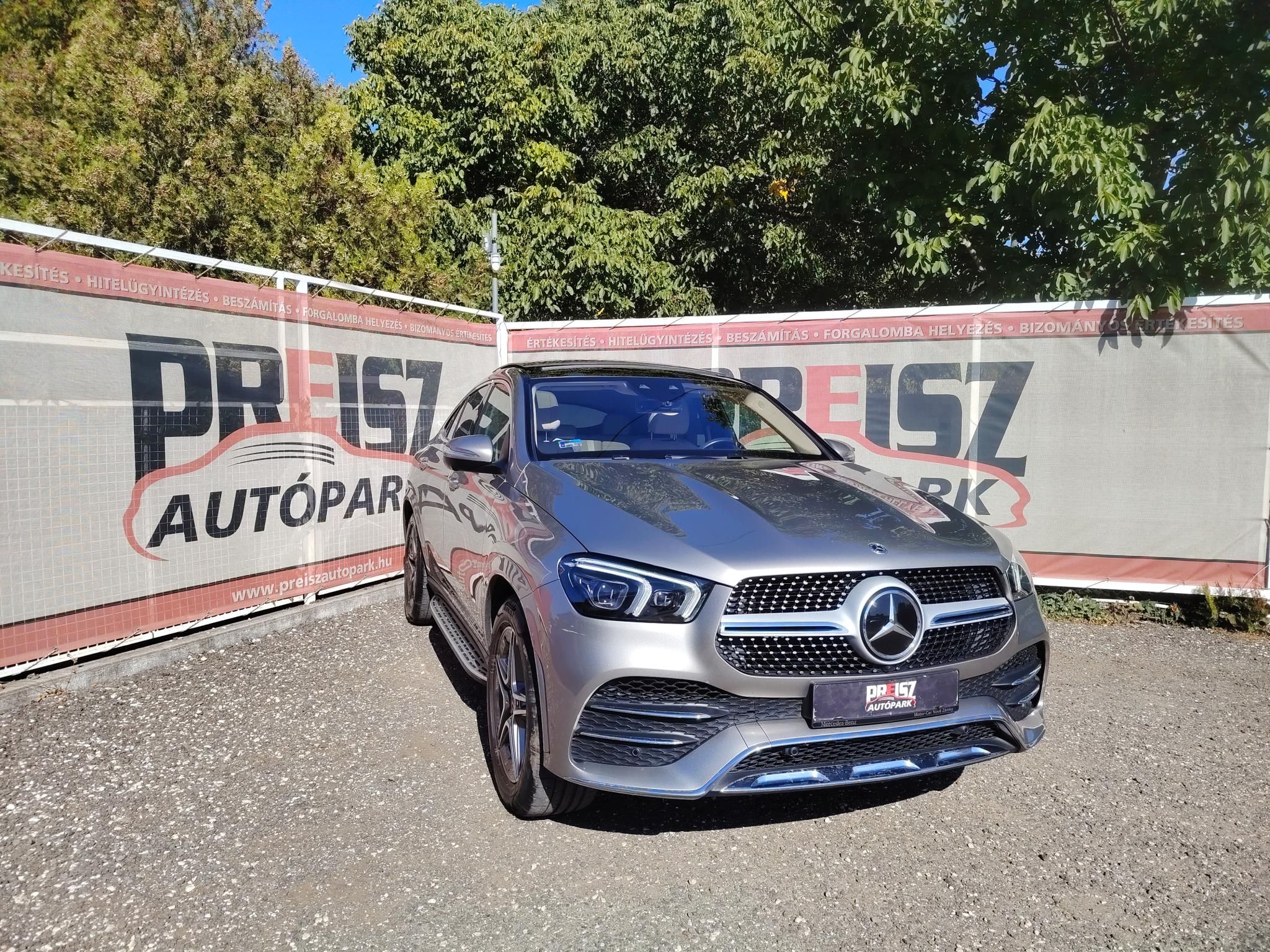 MERCEDES-BENZ GLE 400 d 4Matic 9G-TRONIC Vezetett szervizkönyv Tempomat Téli-nyári gumiszett HUD