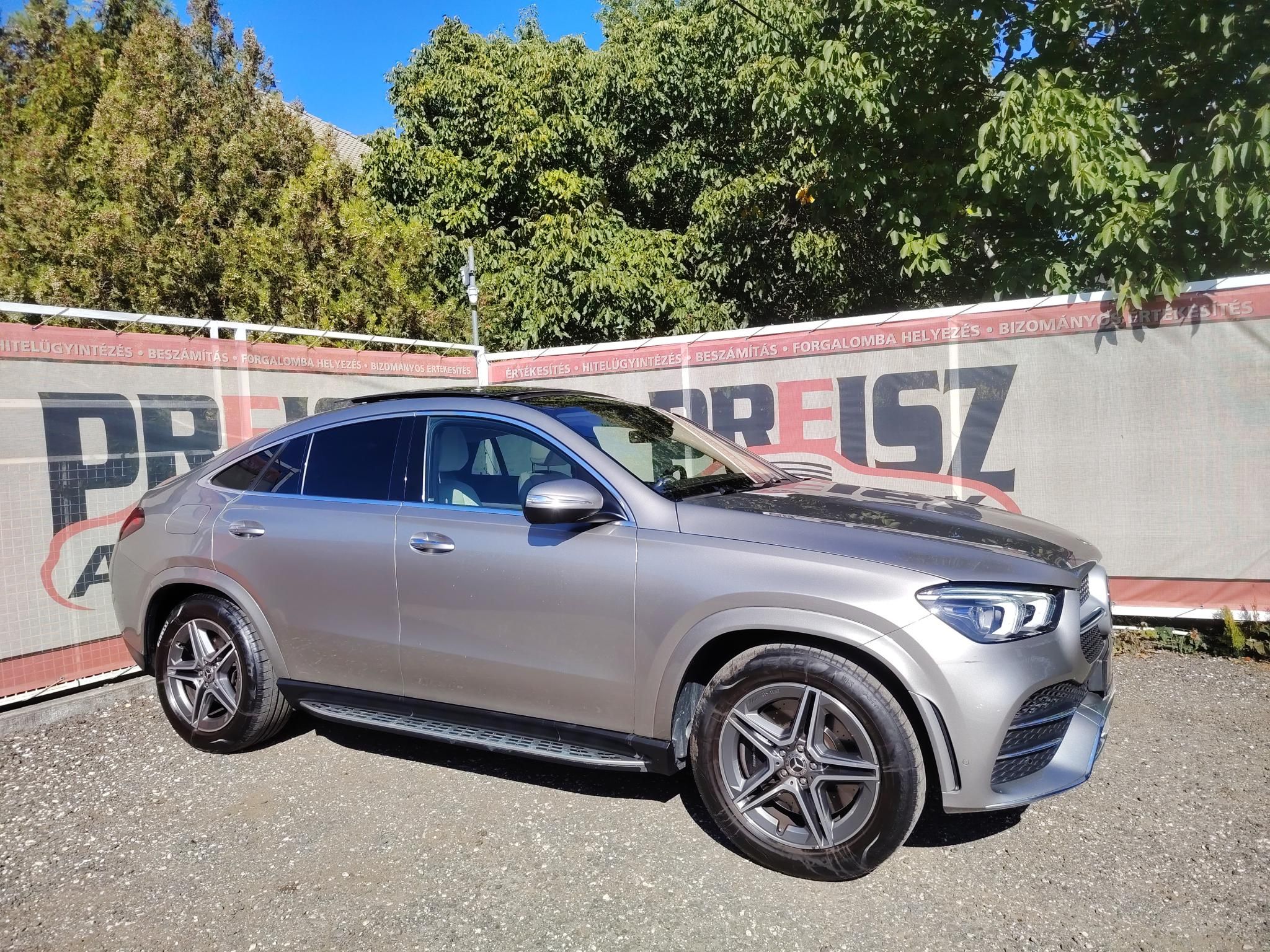 MERCEDES-BENZ GLE 400 d 4Matic 9G-TRONIC Vezetett szervizkönyv Tempomat Téli-nyári gumiszett HUD