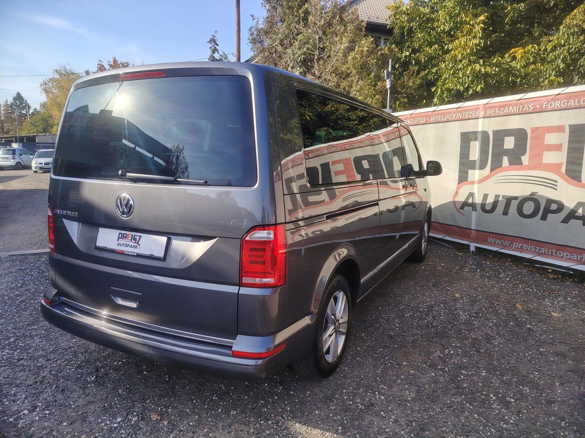 VOLKSWAGEN TRANSPORTER T6 Caravelle 2.0 TDI SCR BMT Highline DSG HT EURO 6.2 Áfás Bőr belső Tempomat Fűtött ülés