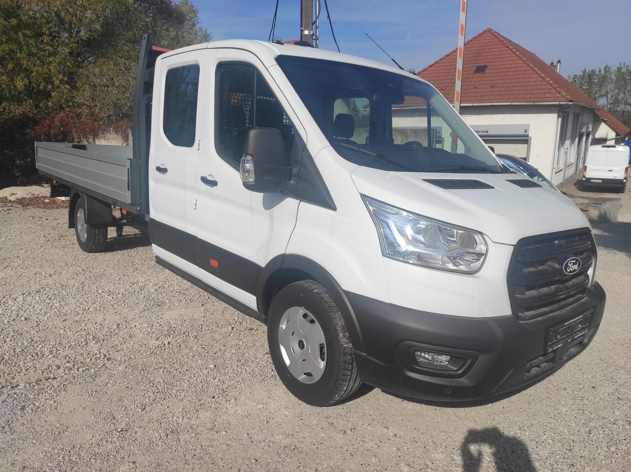 FORD TRANSIT 2.0 TDCi 350 LWB Trend RWD (6 személyes ) MEGDÖBBENTŐ ÁRON DUPLAFÜLKÉS L5 KÉSZLETRŐL AZONNAL