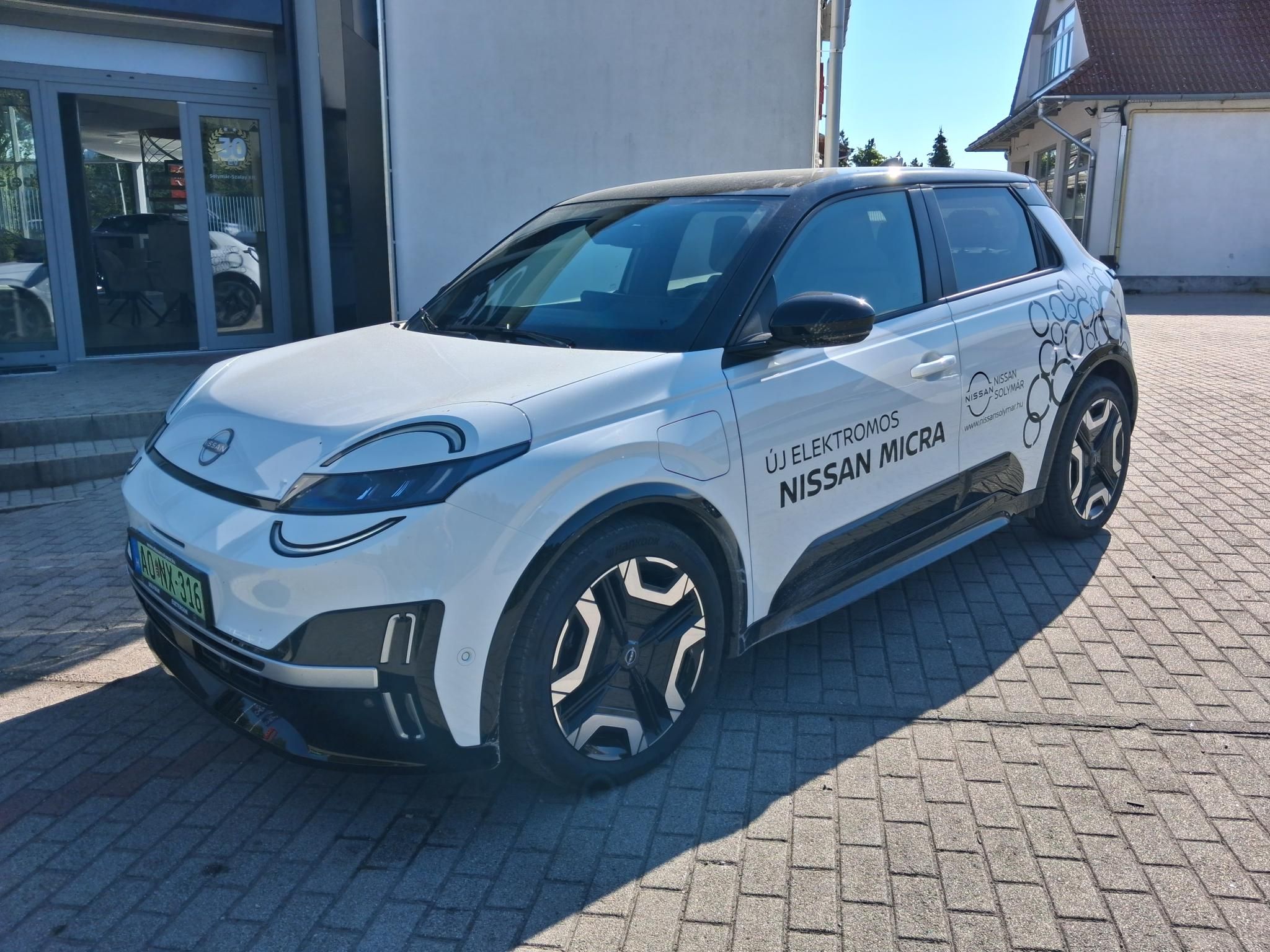 NISSAN MICRA 52 kWh Advance BRUTÁL DEMÓ AUTÓ KEDVEZMÉNNYEL. akár 1% THM finanszírozással!