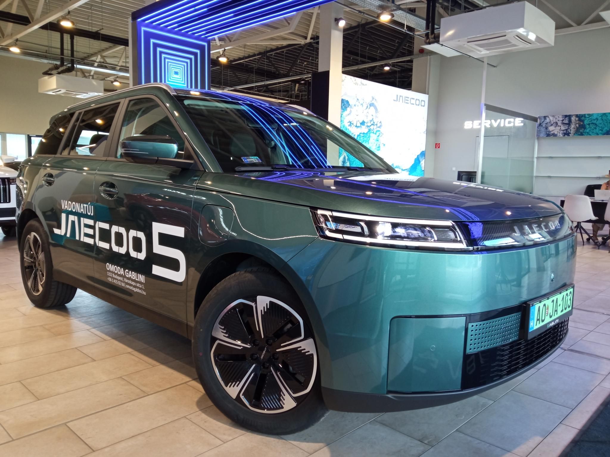 JAECOO JAECOO 5 J5 EV Exclusive (Automata) Teszt/demo autó! Készletről!