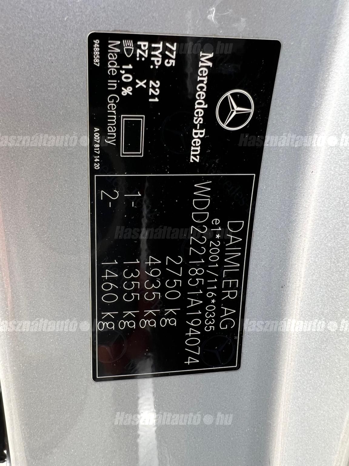 MERCEDES-BENZ S 500 L 7G-TRONIC