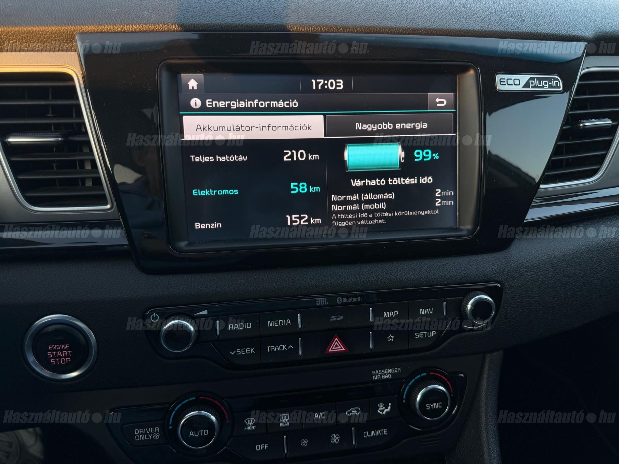 KIA NIRO PHEV 1.6 GDI Launch Edition DCT Plug-In.Hibrid.Bőr.JBL.Tető.2x