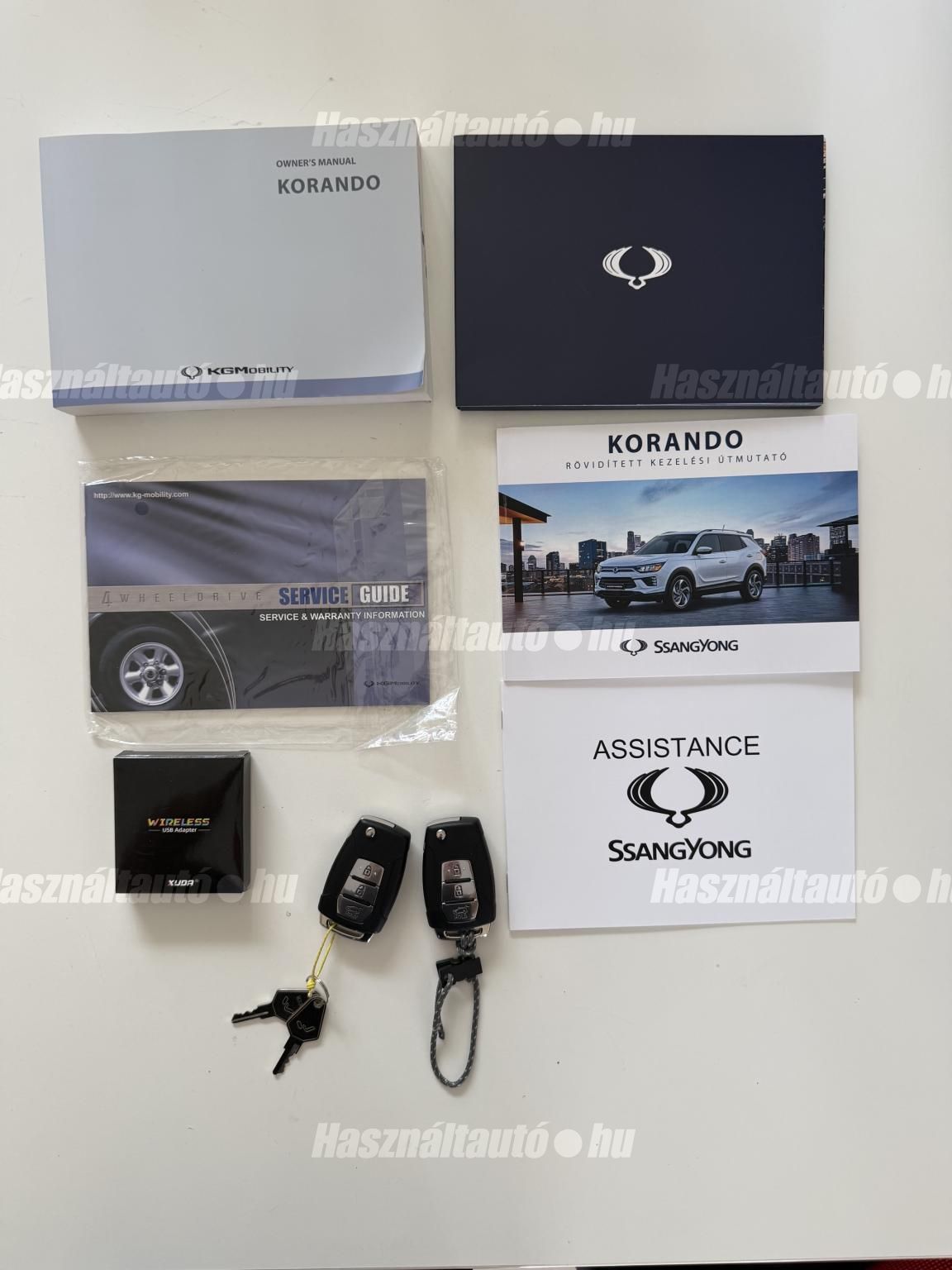 SSANGYONG KORANDO 1.5 Turbo GDI Premium (Automata) Magyar.Garanciális.18.ekm.HűthetőBőr.Teljes