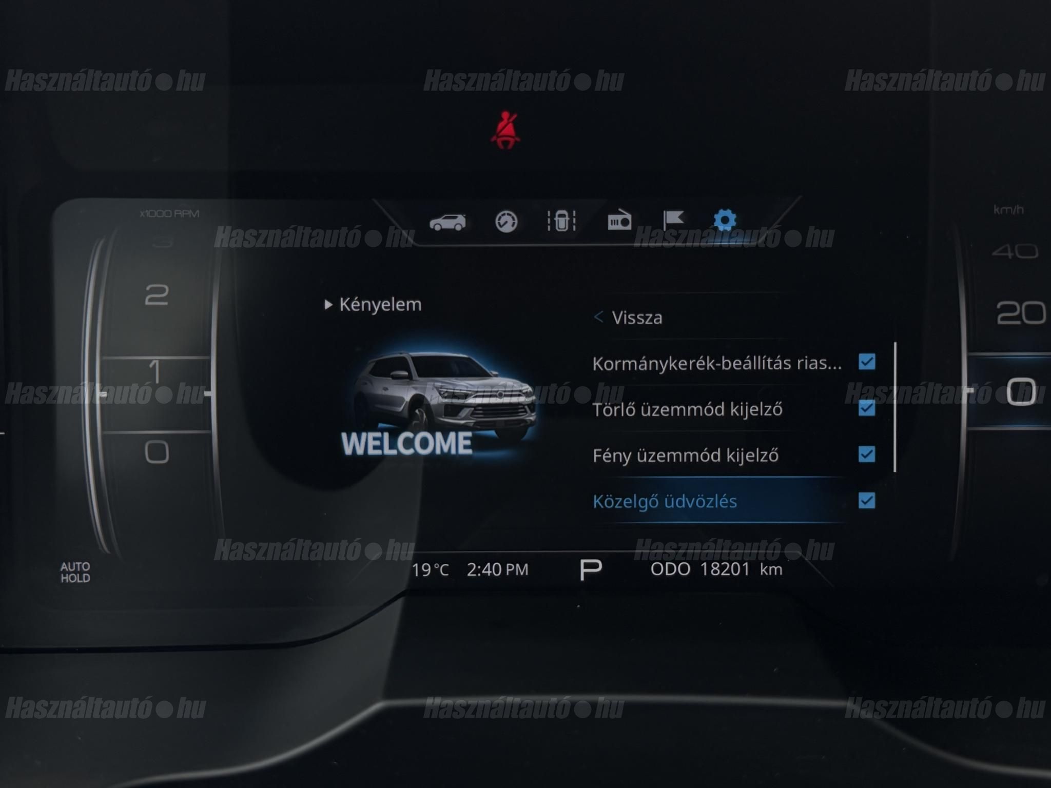 SSANGYONG KORANDO 1.5 Turbo GDI Premium (Automata) Magyar.Garanciális.18.ekm.HűthetőBőr.Teljes