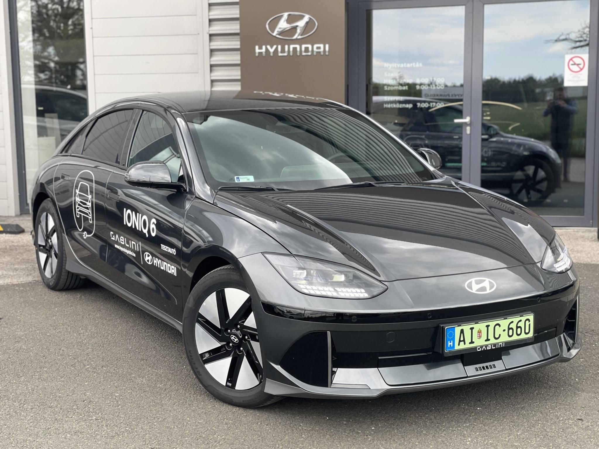 HYUNDAI IONIQ 6 77,4kWh Prime RWD! Demo autó keiemt kedvezménnyel! Ajándék téli gumi garnitúrával!