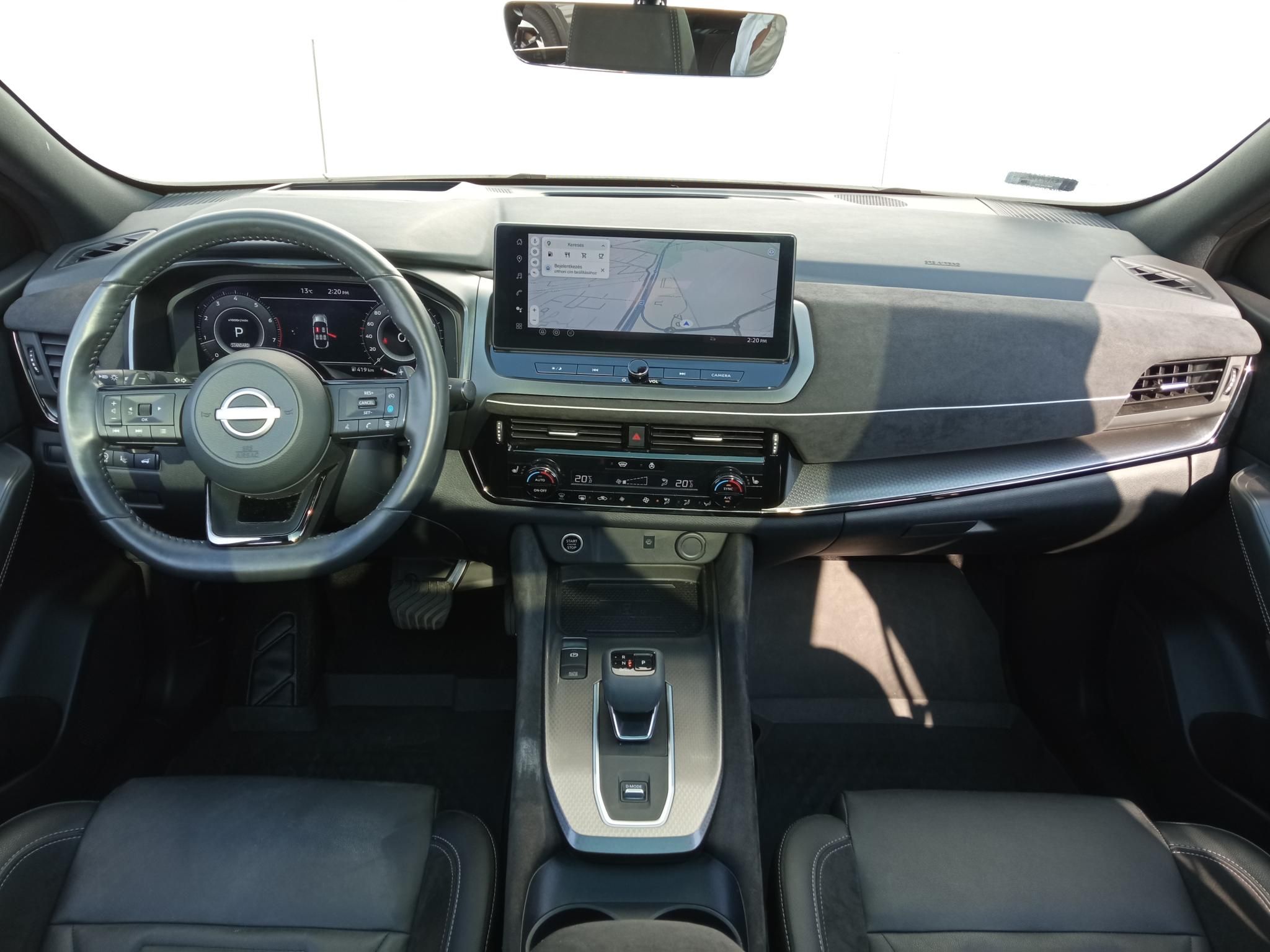 NISSAN QASHQAI 1.3 DIG-T Mild N-Design X-Tronic Magyarországi! Head-up display! Keyless-go! 360 fokos kamera! Panoráma tető! - 12. kép