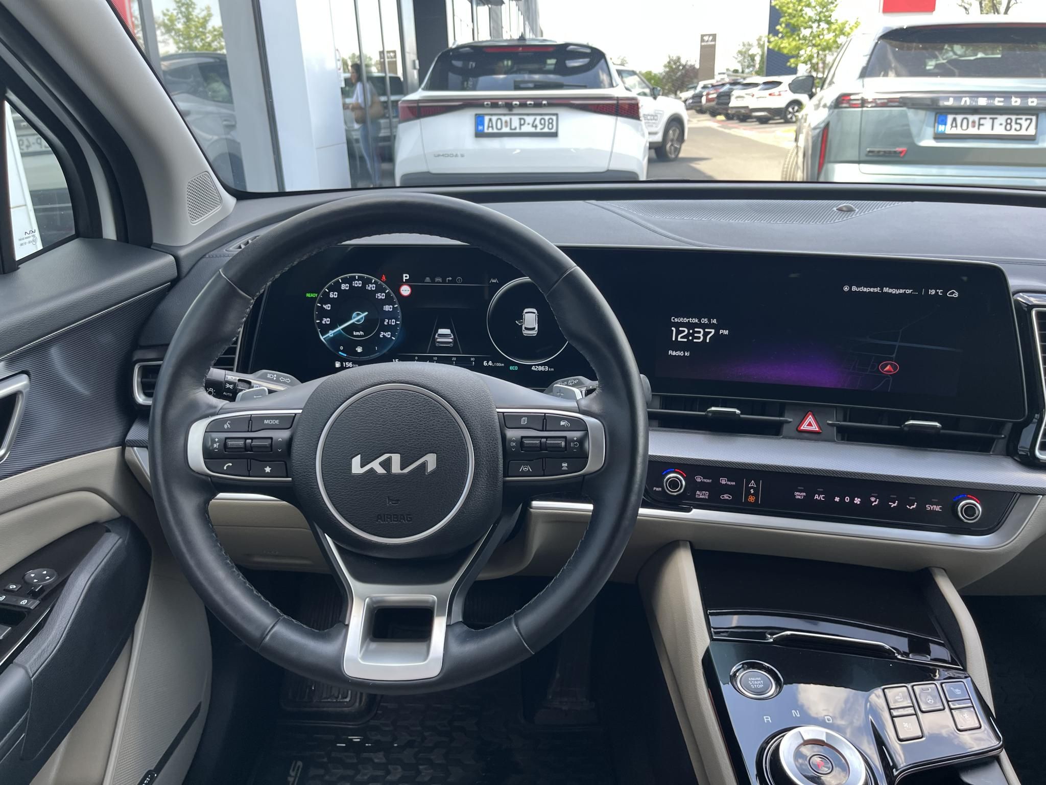 KIA SPORTAGE 1.6 T-GDI HEV Platinum (Automata) Garanciális! Magyarországi! Leinformálható! Végig vezetett szervizkönyv! - 10. kép